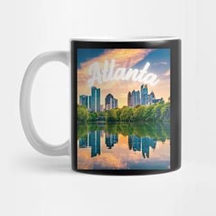 Atlanta Georgia City Skyline Mug